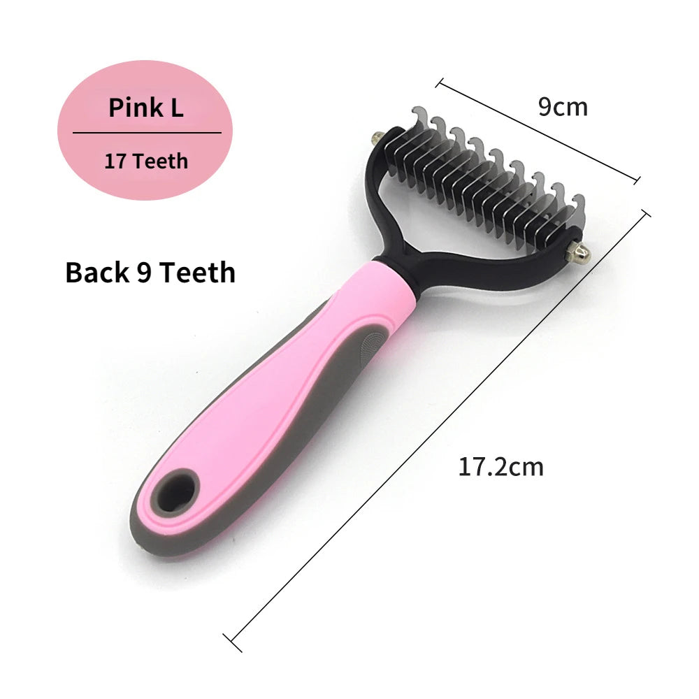Pet Dematting & Deshedding Brush