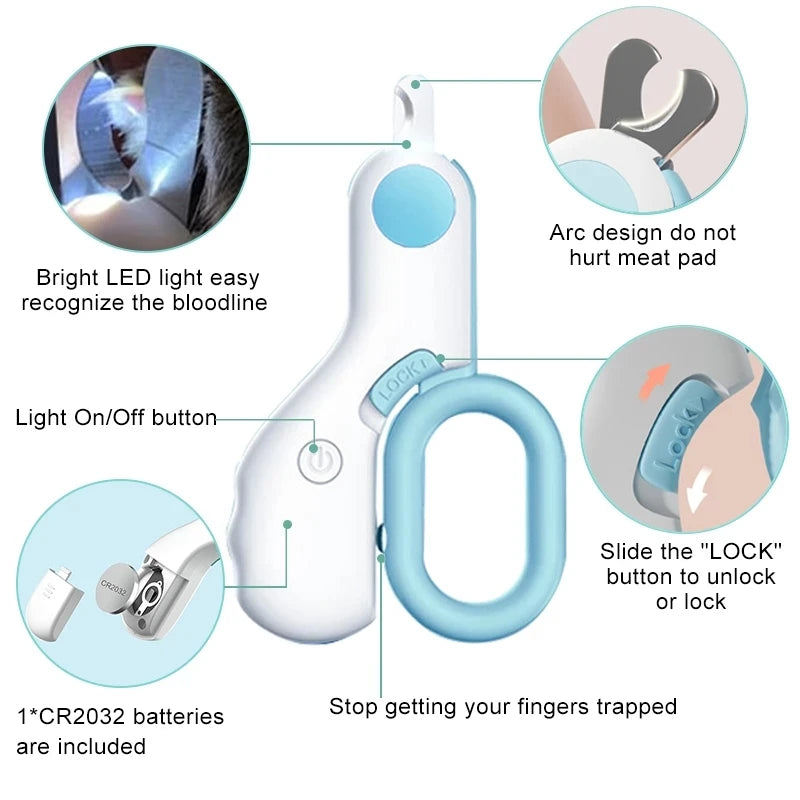 PawGlow Cat Nail Clipper