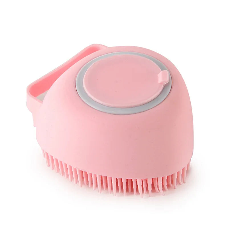 Pet Bath Massage Brush Puppy Dog Cat Grooming Cleaning Soft