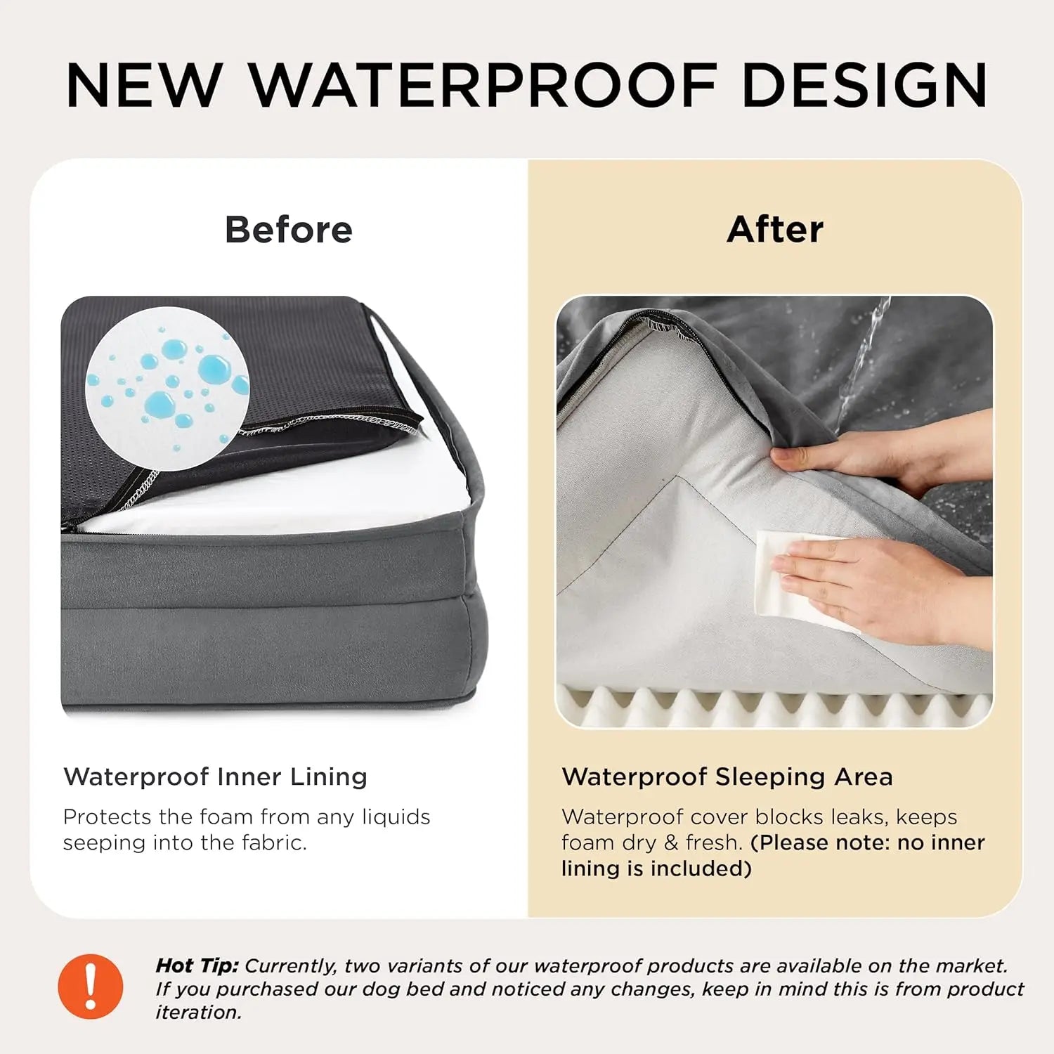 Orthopaedic Washable Dog & Cat Sofa Bed (Joint Relief, Waterproof)