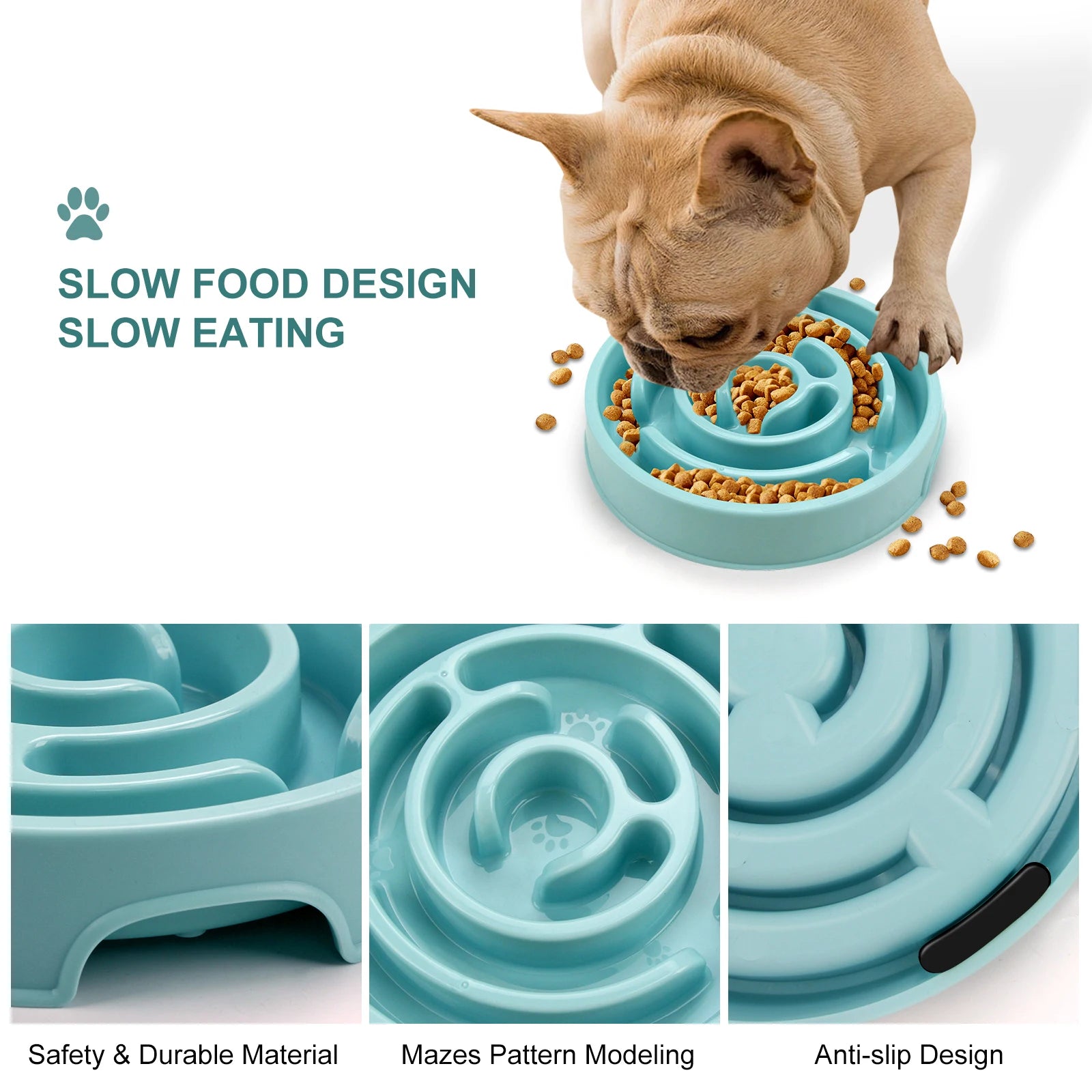 PawSlow Anti-Gulp Bowl