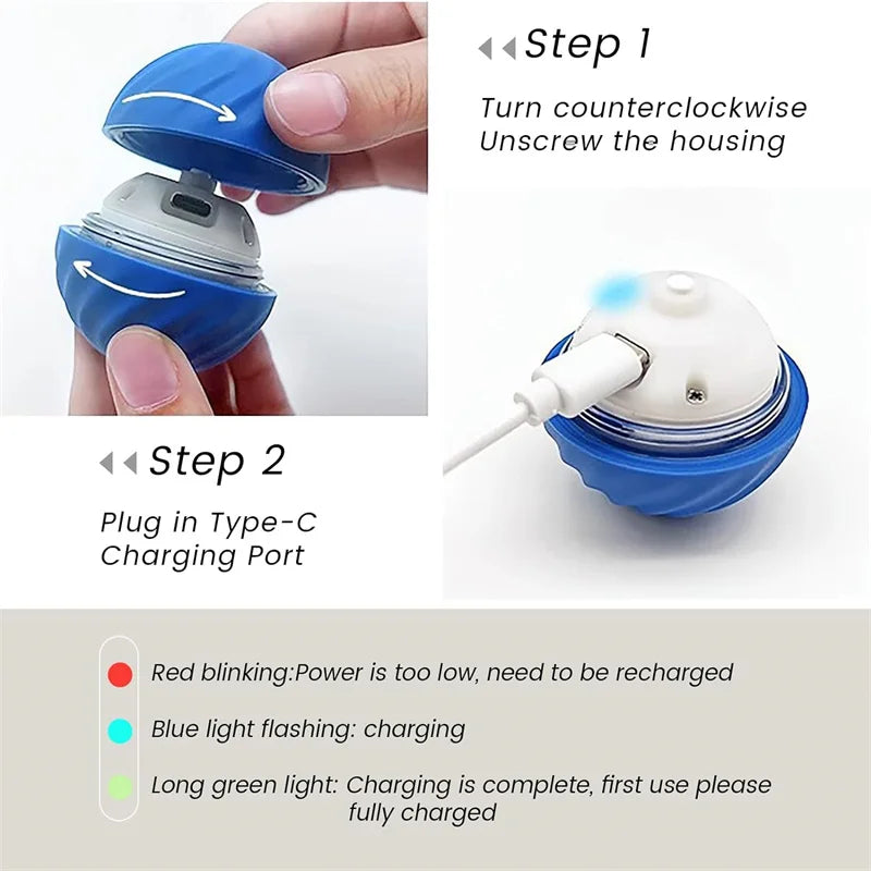 Automatic Bouncing Pet Ball